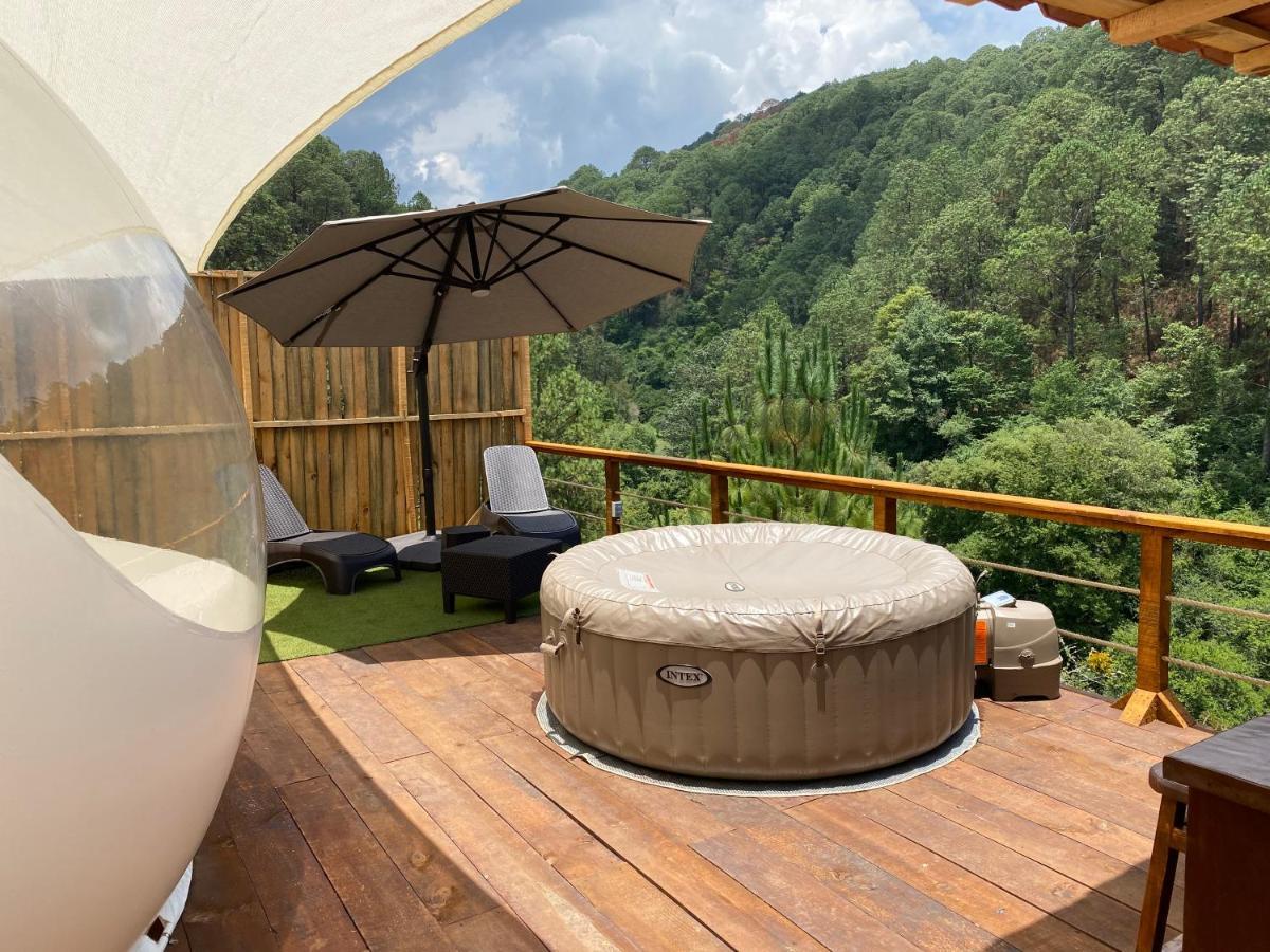 La Estela Bubble Glamping Hotell Mazamitla Exteriör bild