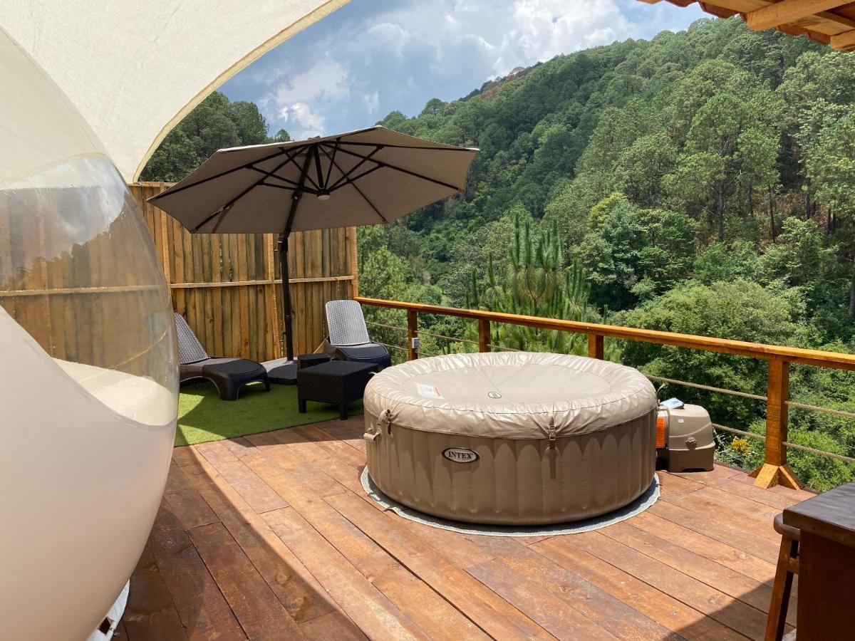 La Estela Bubble Glamping Mazamitla Exteriör bild